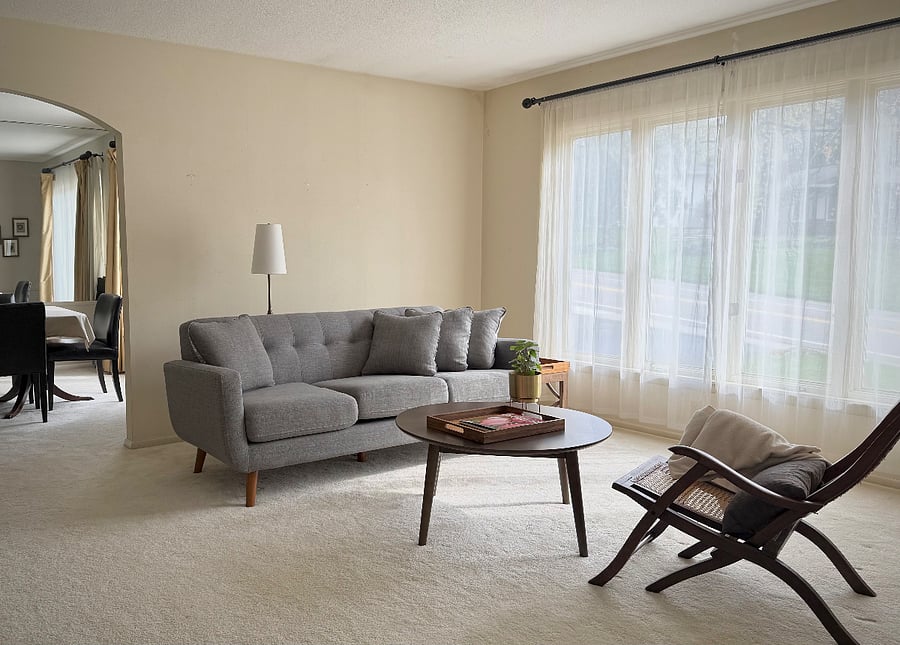 Living Room- Main Level-East facing windows
