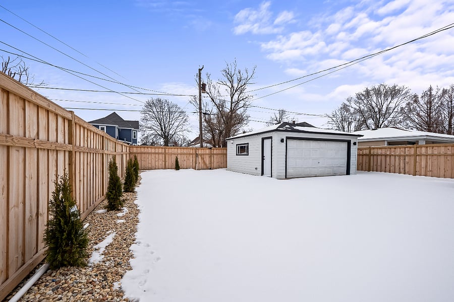 -Private Fenced Backyard