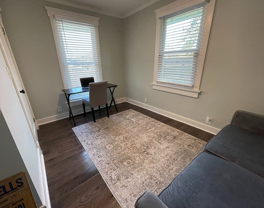 Bedroom 3 with Full Bed Sofa Bed and desk 