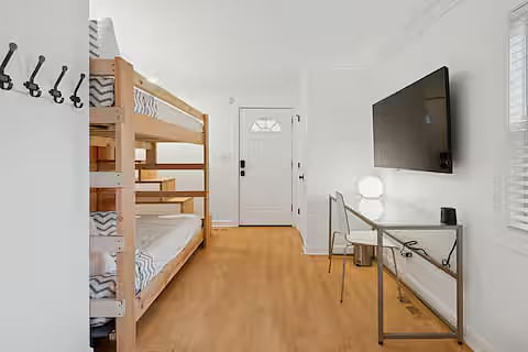 Bedroom 4 - 1st level with in-suite bathroom, just off the kitchen