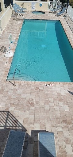 Pool Area and Hot Tub