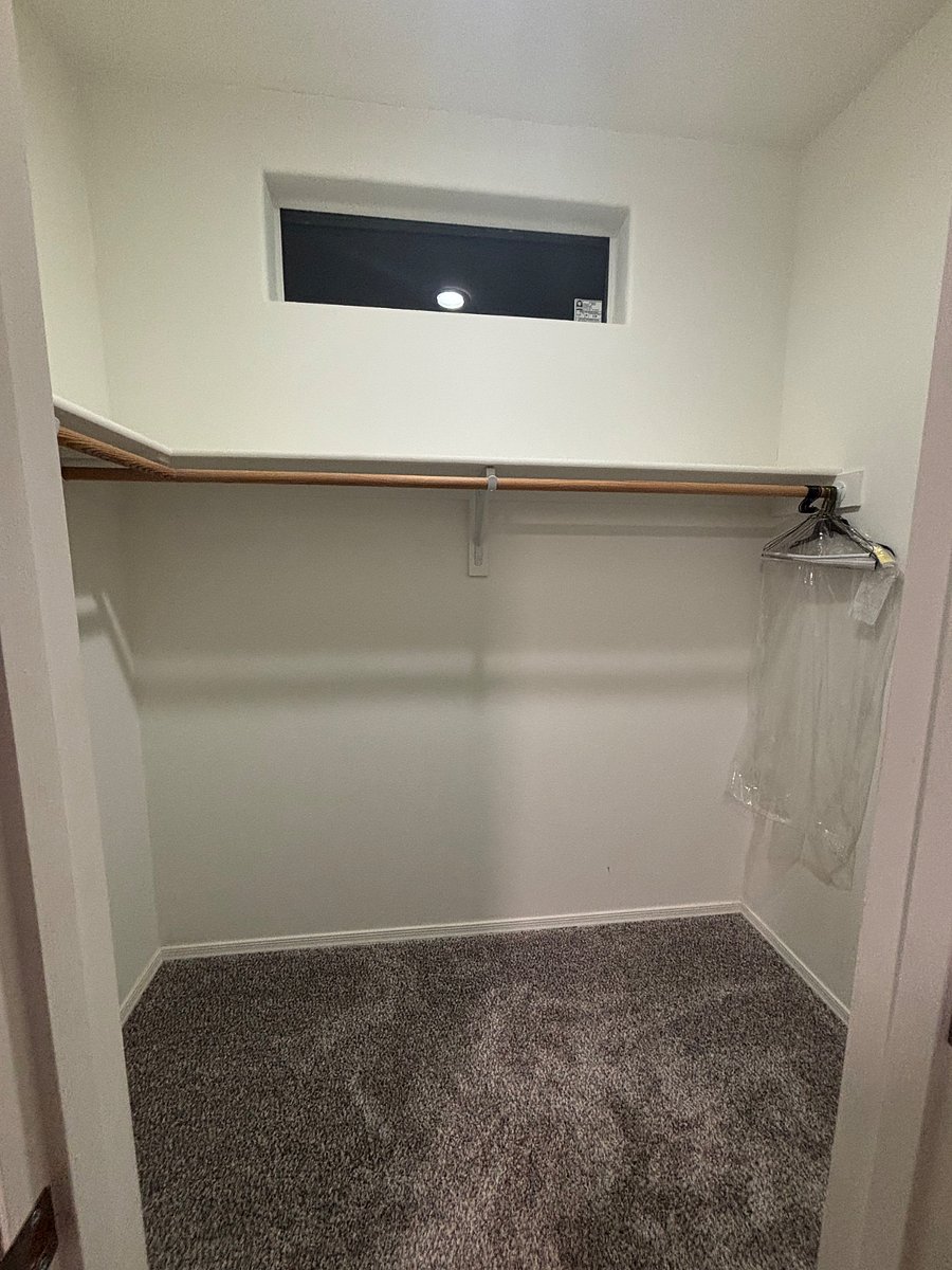 Spare bedroom closet