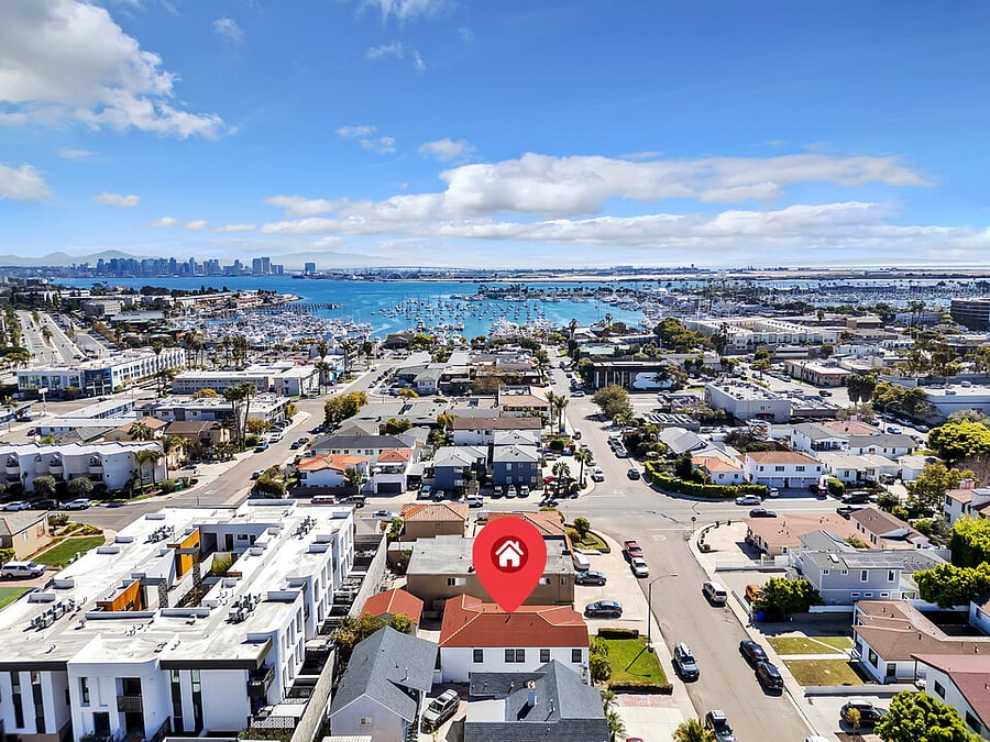 Just two blocks to the Harbor.