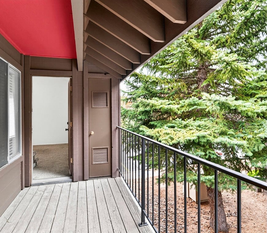 You have outdoor shared balcony