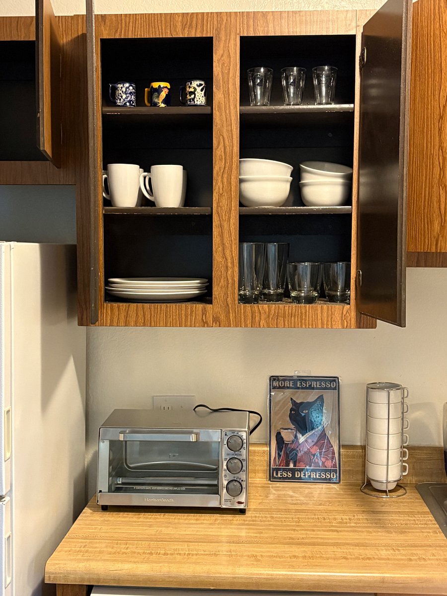 Plenty of kitchen cabinetry for storage
