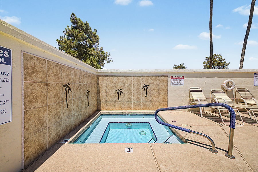 Community hot tub.