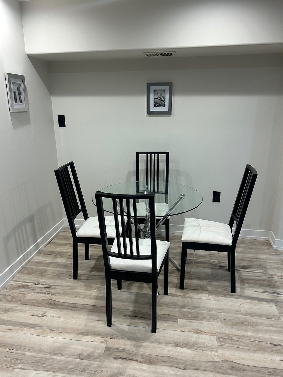 Dining table and chairs
