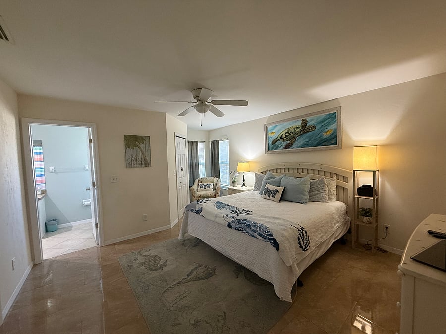Primary Bedroom with King Size bed
