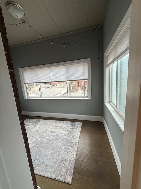 Private sunroom is a great space for yoga, star-gazing and winding down after a long day. View to South.