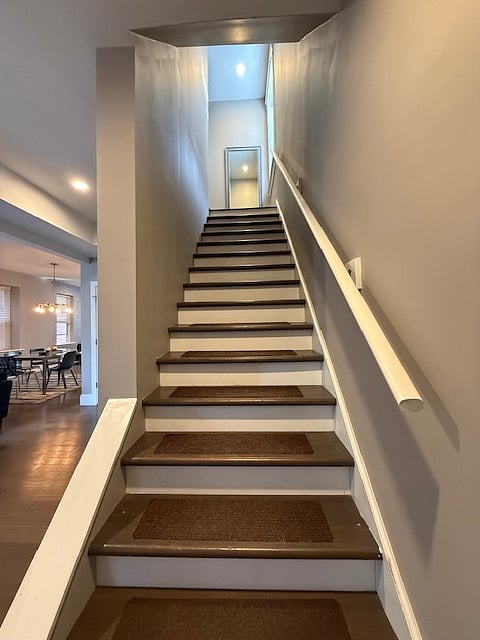 Stairs to upper level