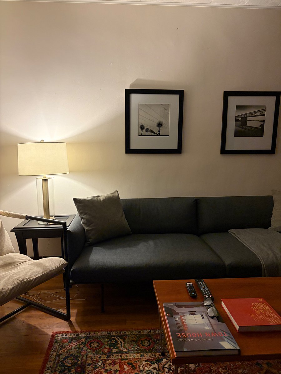 Large modern sofa.