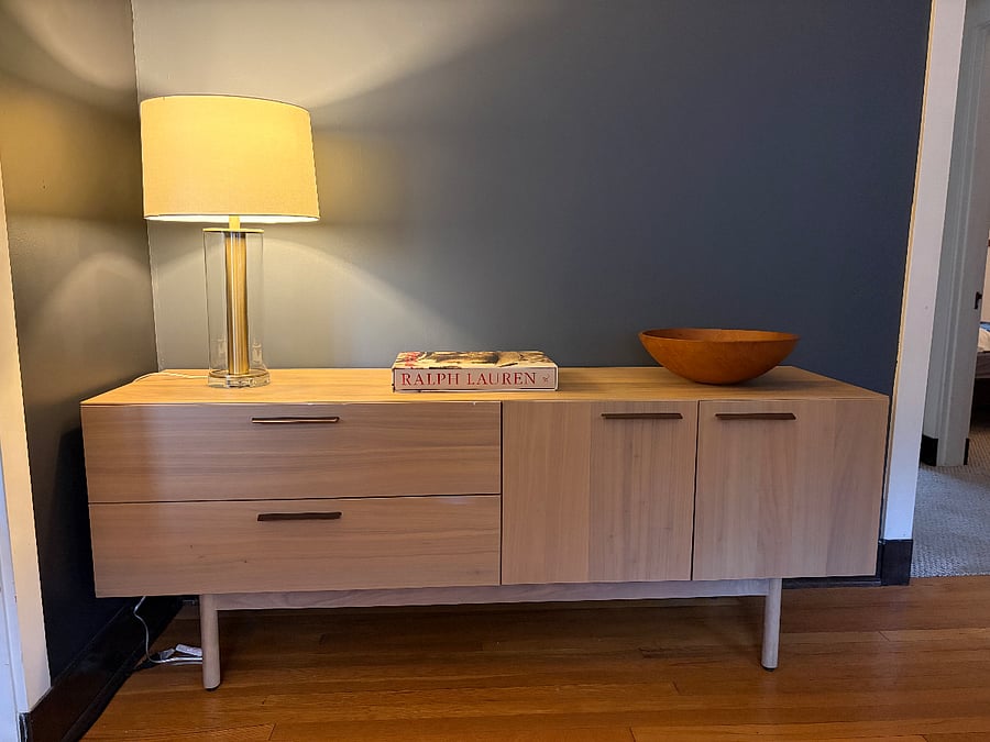 Full sized storage credenza.