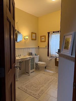 large bathroom with beautiful appointments