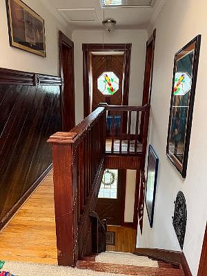 original woodwork in 1892 historic home