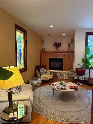 gas fireplace to curl up with a good book and a cup of coffee or glass of wine