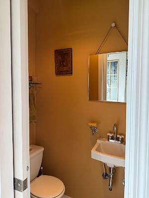 first floor powder room