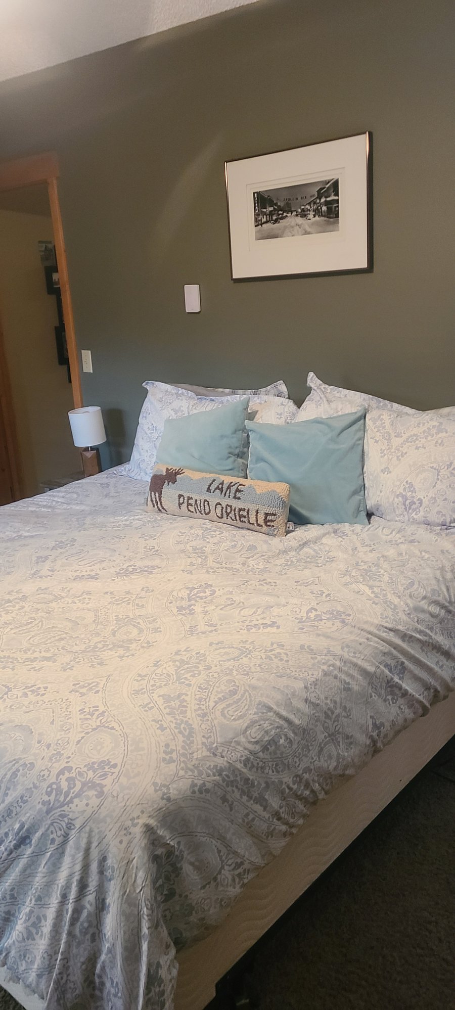 Master bedroom bed