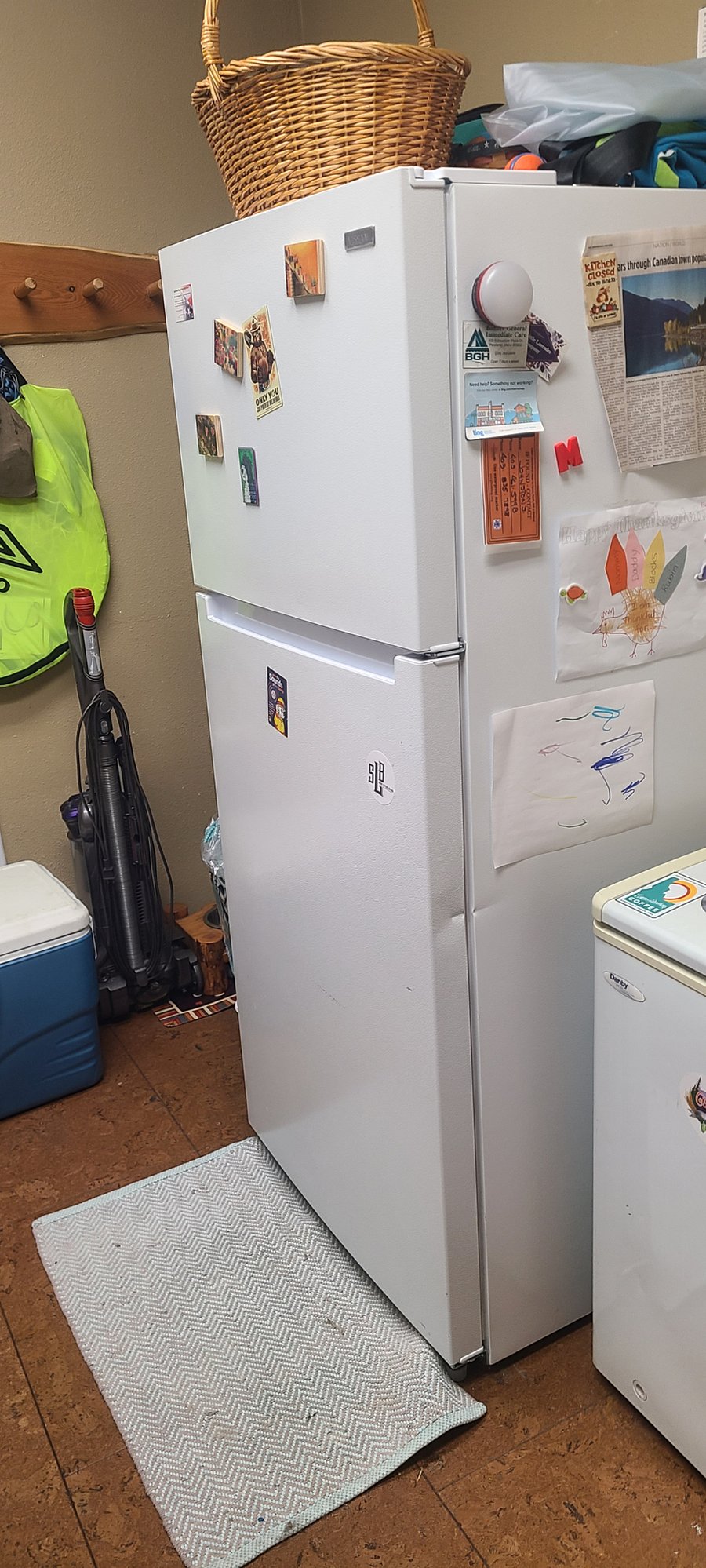 Laundry Room Beverage Fridge