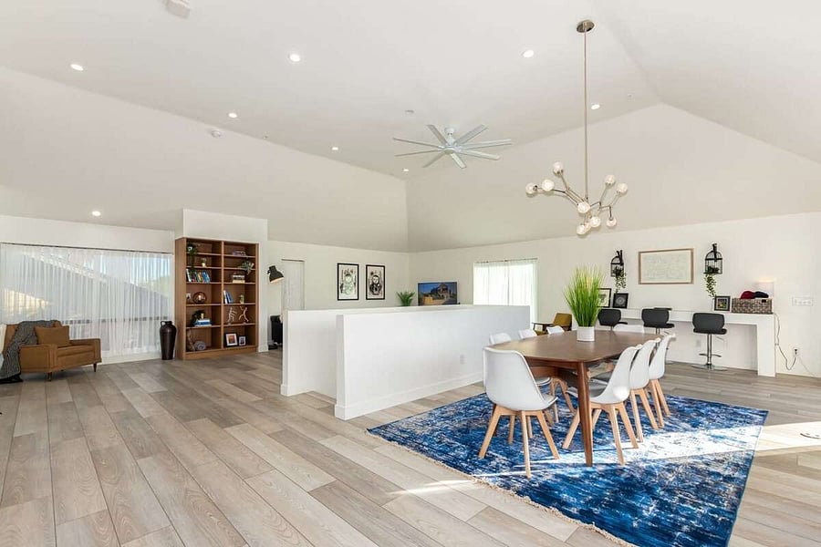 living&dining open space