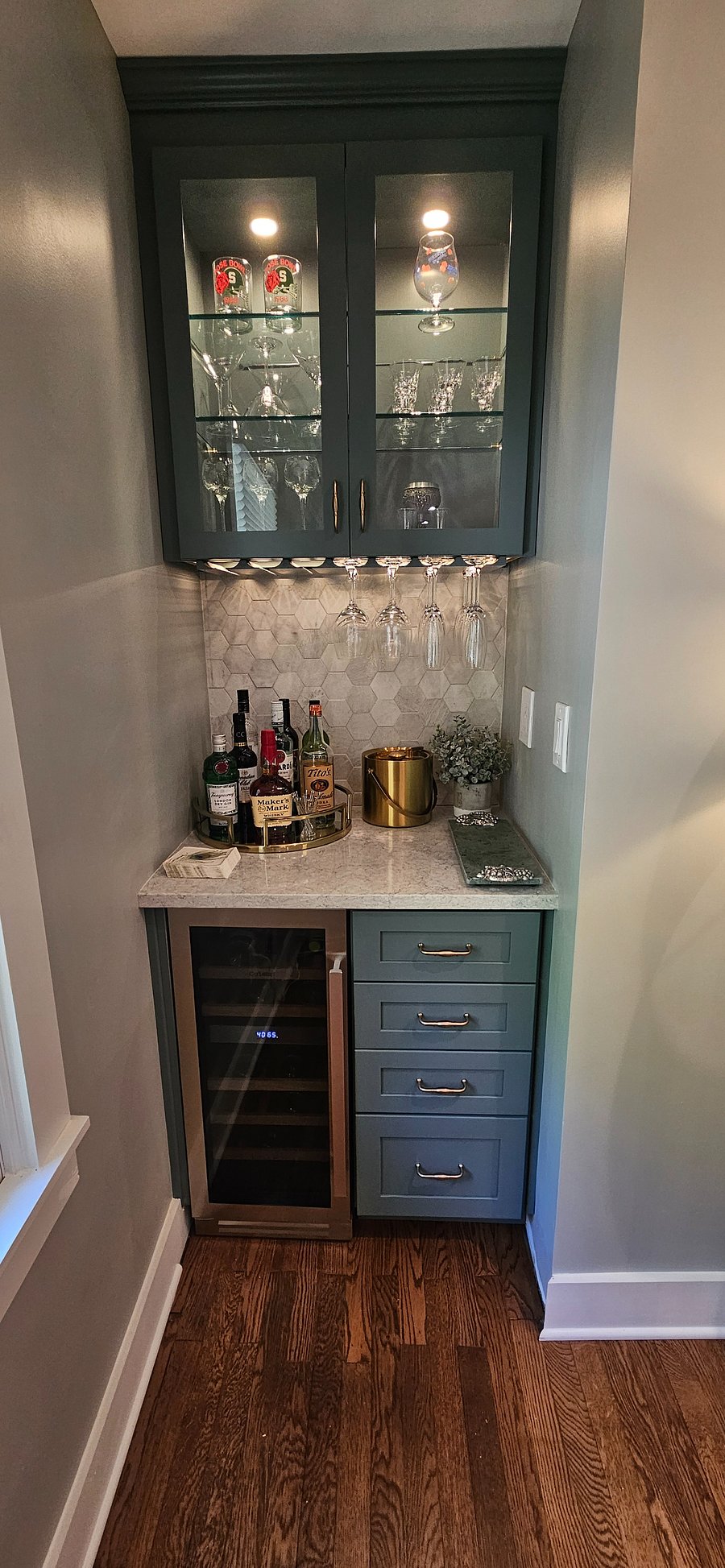 Bar in Living Room (booze not included!)