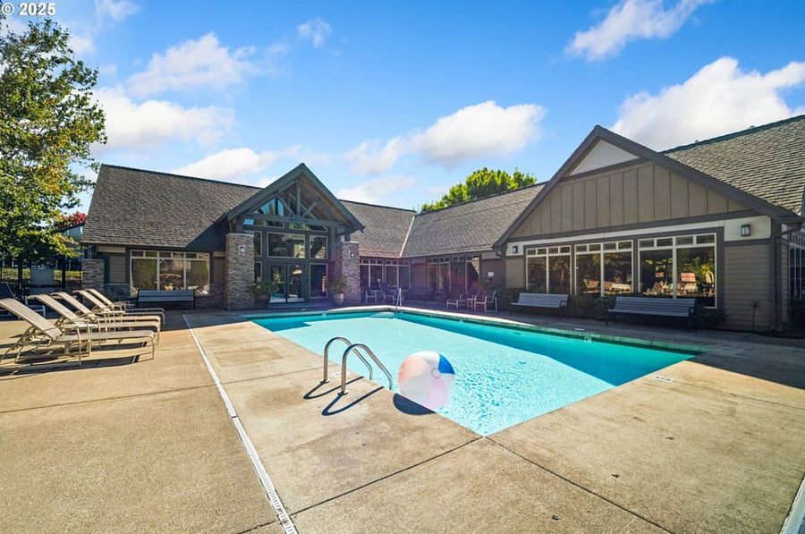 Take a dip in the seasonal pool!