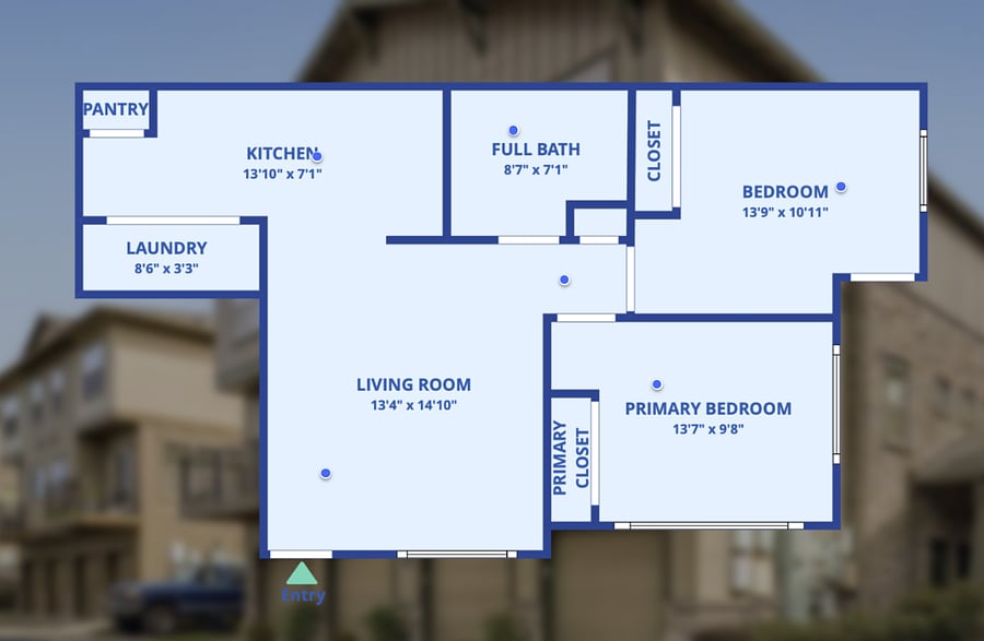 See the layout with the floorplan