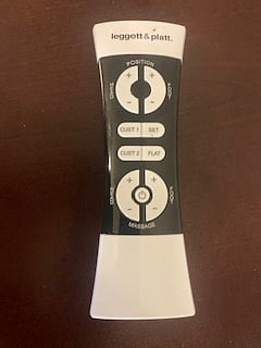 Remote for master bedroom bed