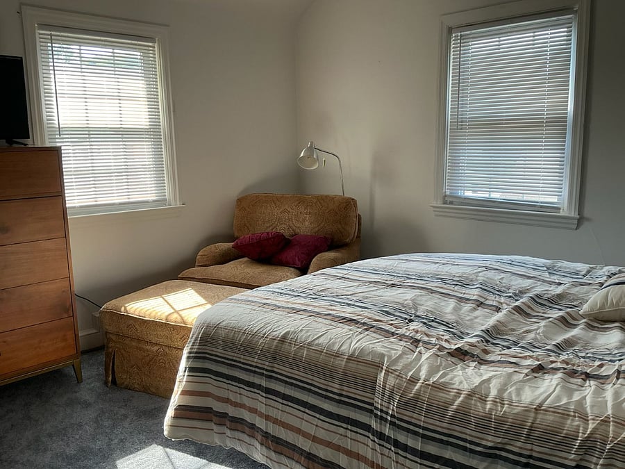 Seating in master bedroom
