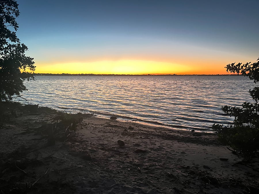 Neighborhood beach on ICW