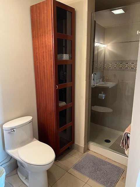 walk in large shower