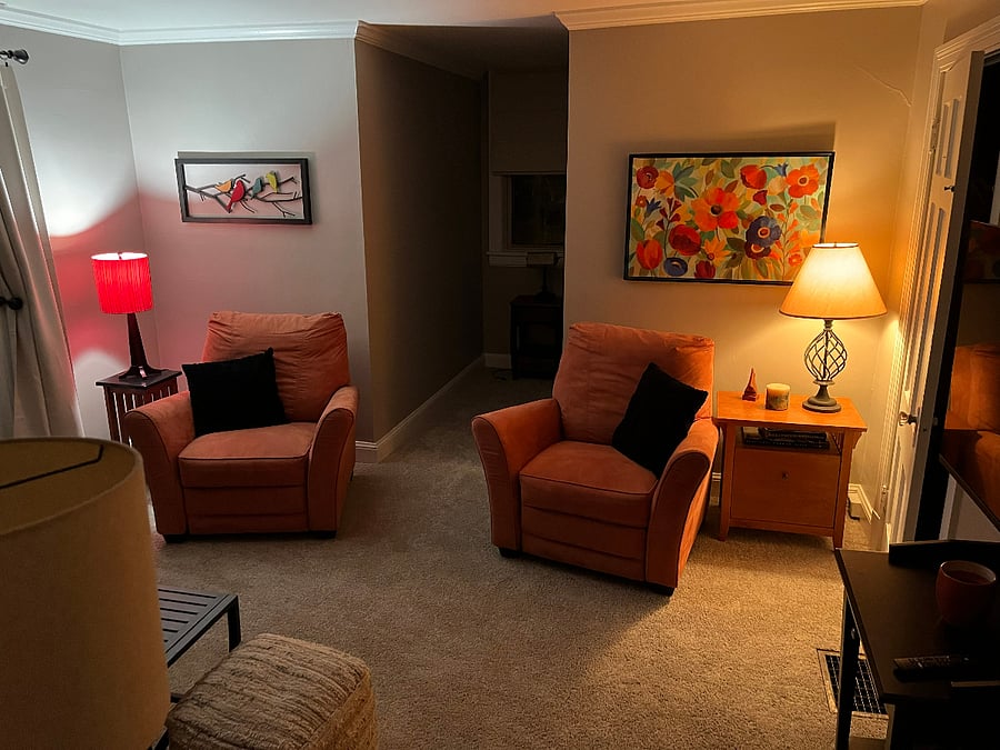 Living room evening