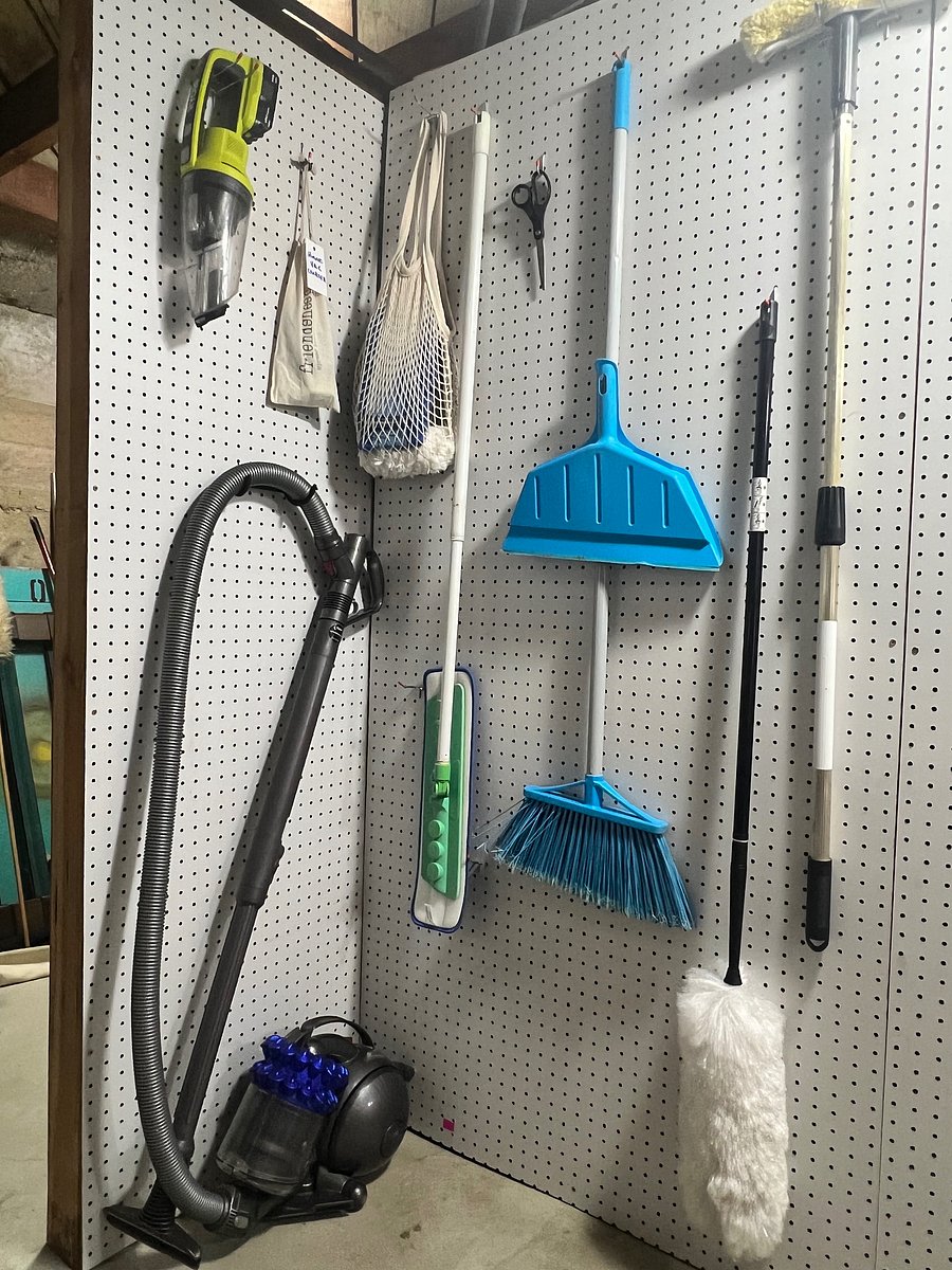 Cleaning materials in Laundry Area