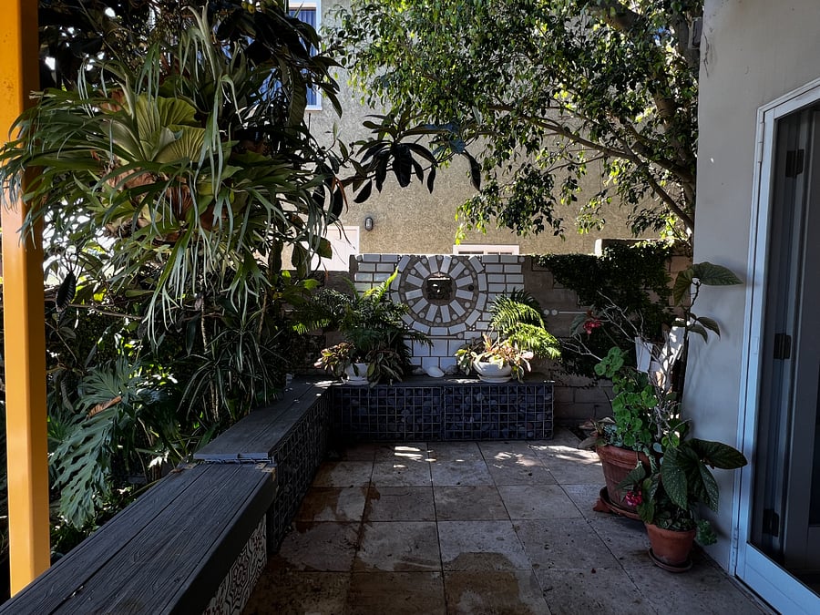 Private Patio Entry