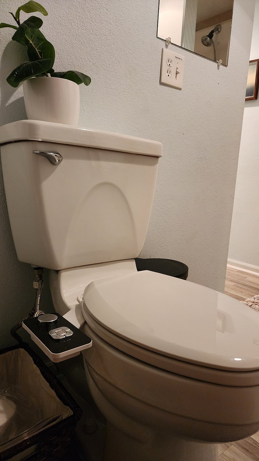 Bidet for the most hygienic clean. 