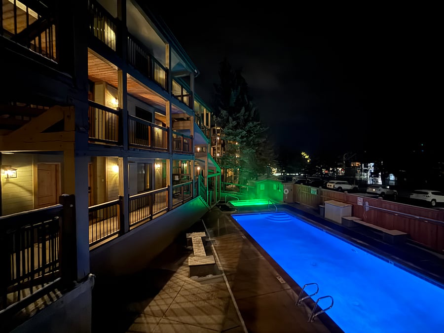 Outdoor Heated Pool and Hot Tub