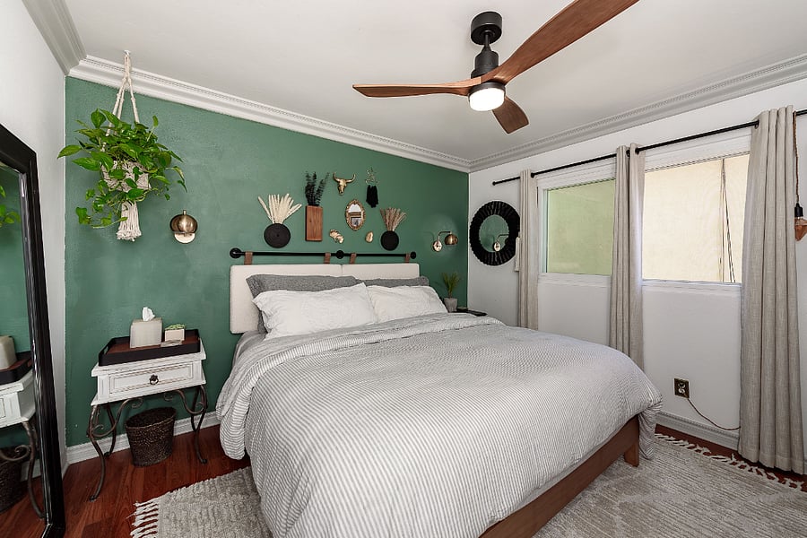 Primary Bedroom - King Bed with Cultiver linen sheets