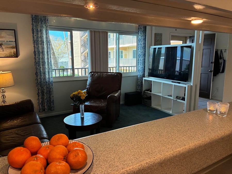 Photo from kitchen to living room