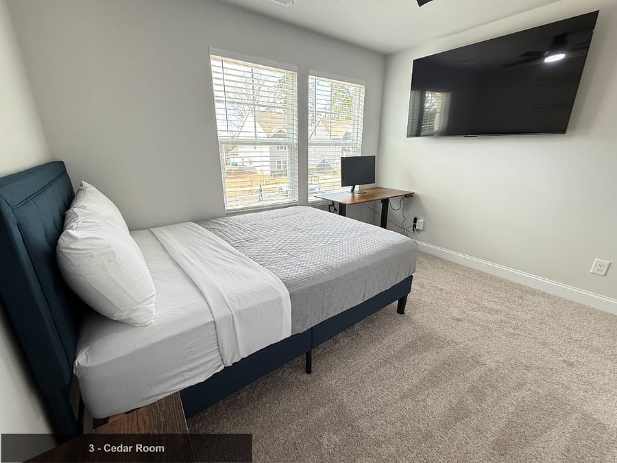 Dual front-facing windows for stunning sunset views and natural light.