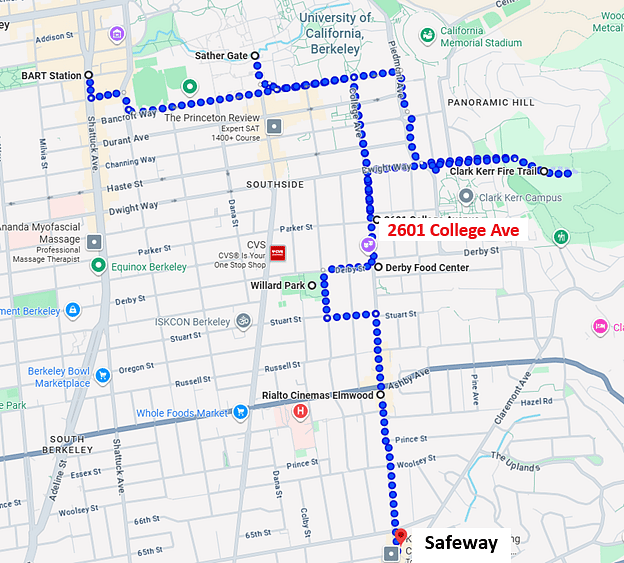 Short walk to Cal Campus and nearby attractions