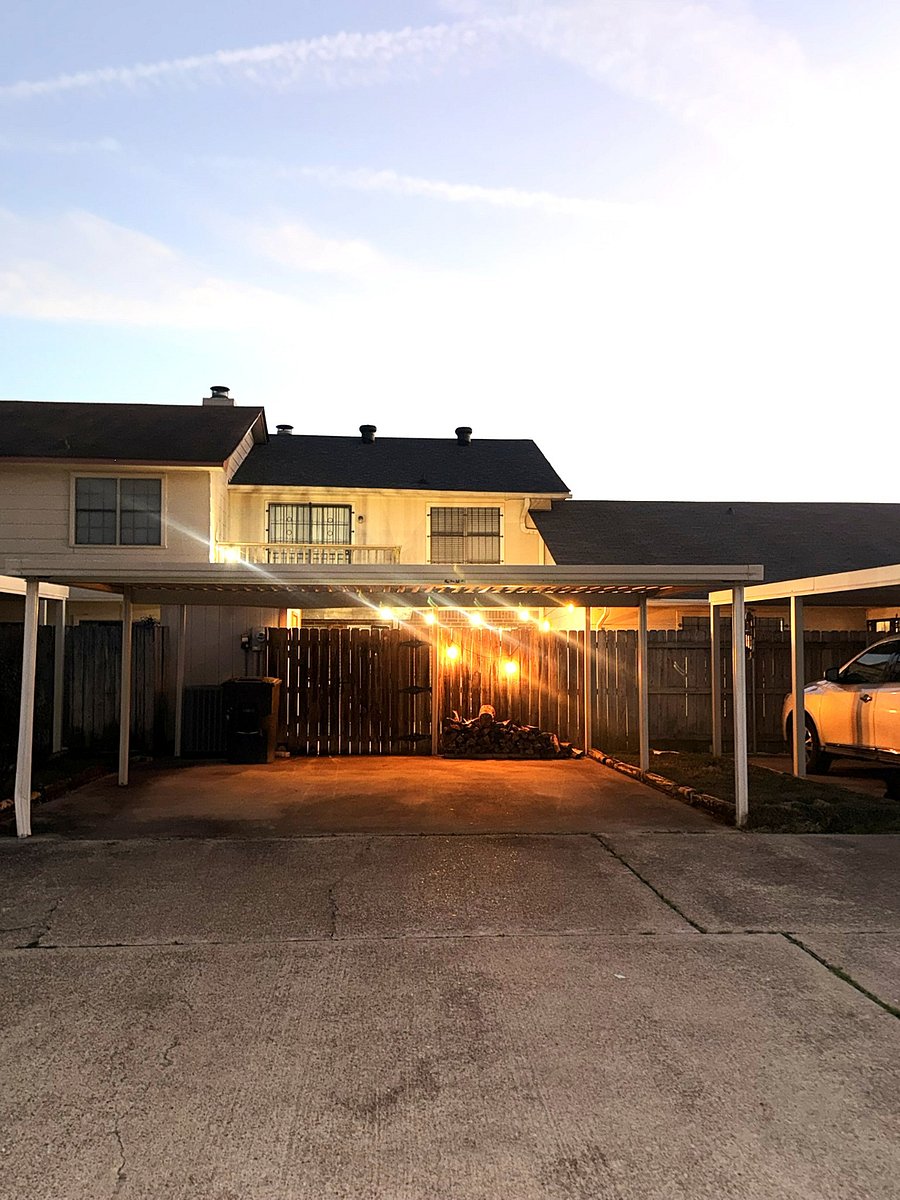 Cover Carport located at rear for 2 vehicles 