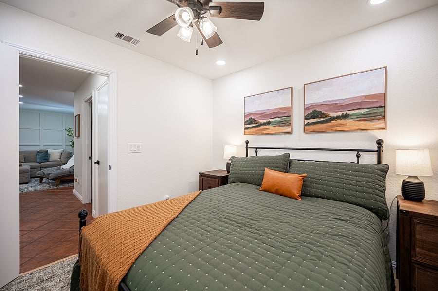 Our bright desert themed room will remind you of the beauty Nevada has to offer.