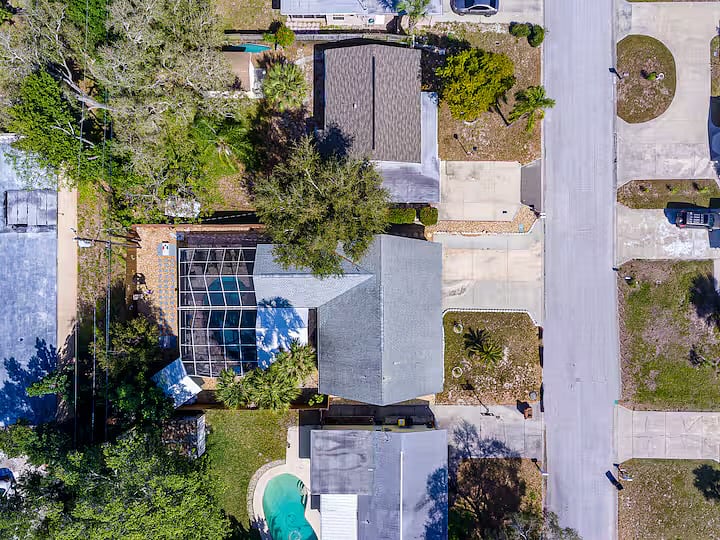 Birds Eye View of House