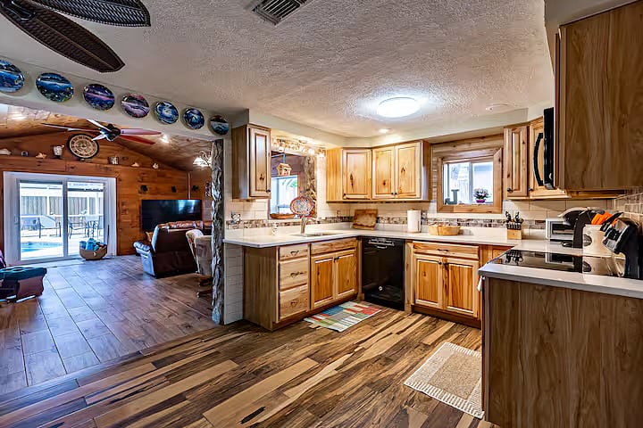 Kitchen with Quartz Countertops