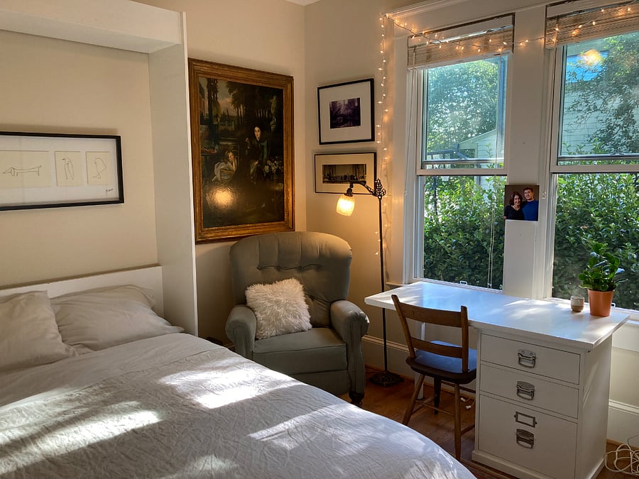 2nd office converts to bedroom with Murphy bed