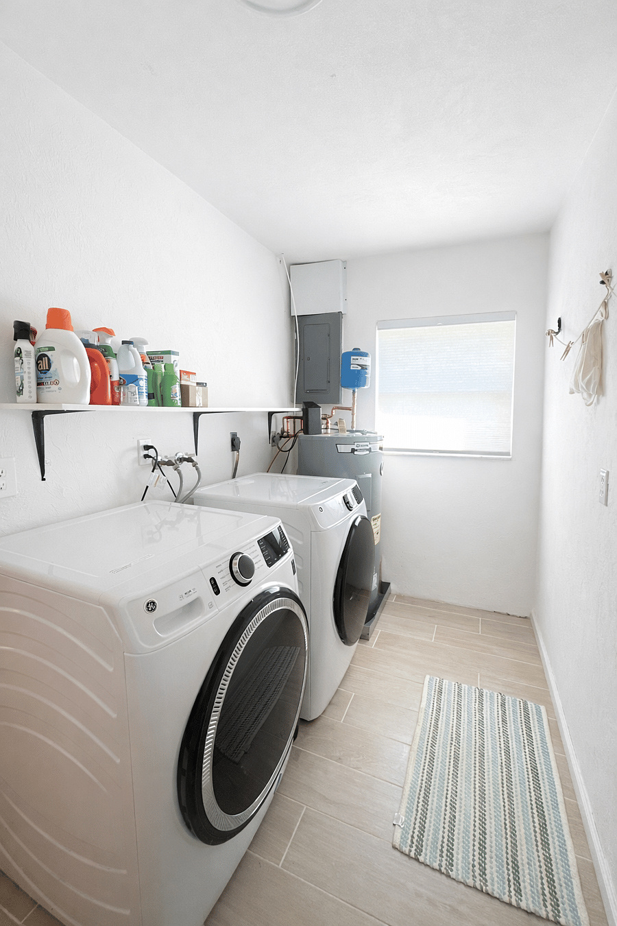 Dedicated laundry room with full-size washer and dryer, perfect for longer stays and keeping up with everyday needs.