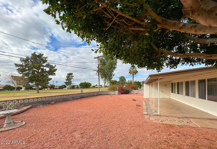 Backyard View North