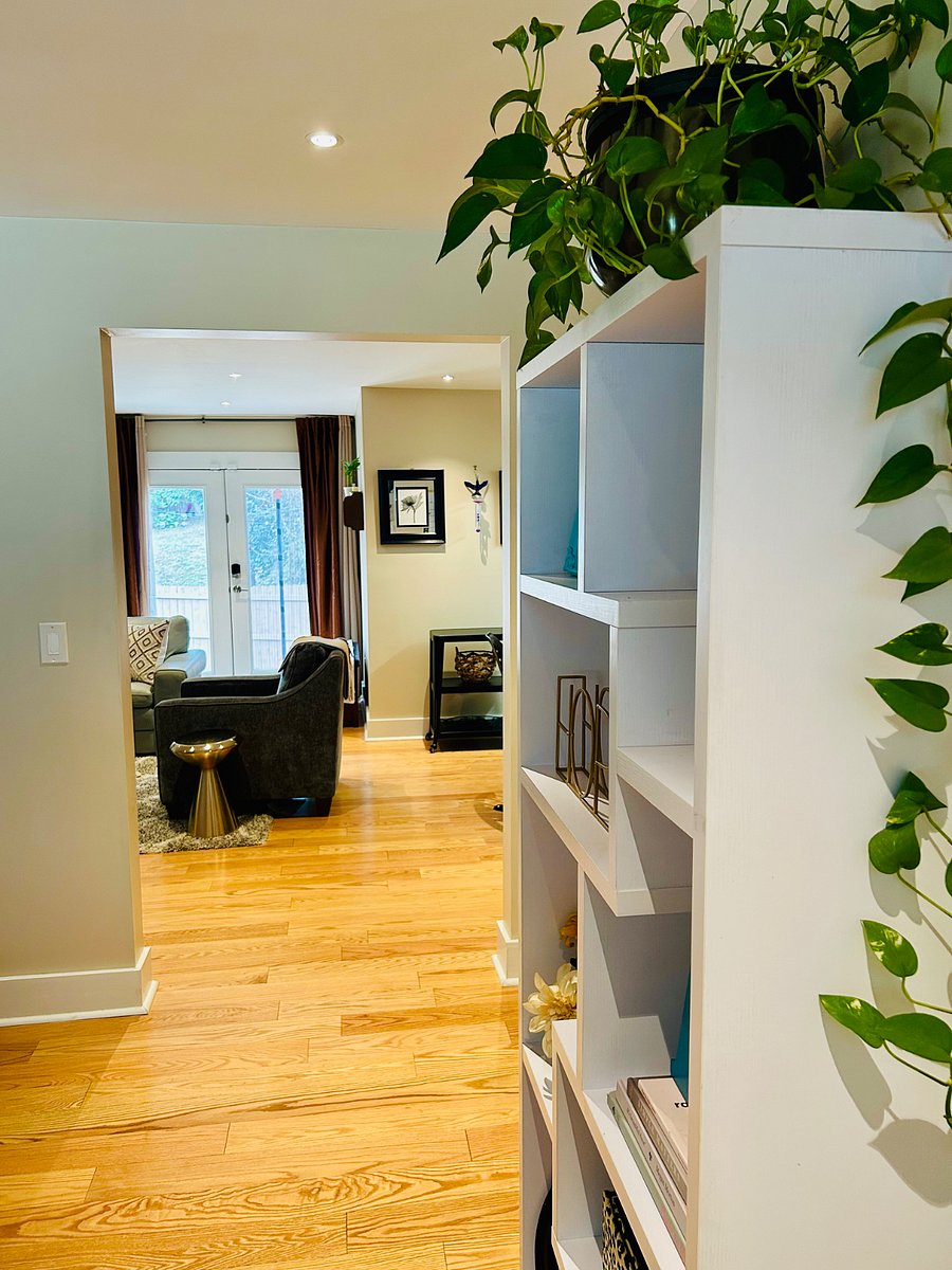 View from entryway into the living room