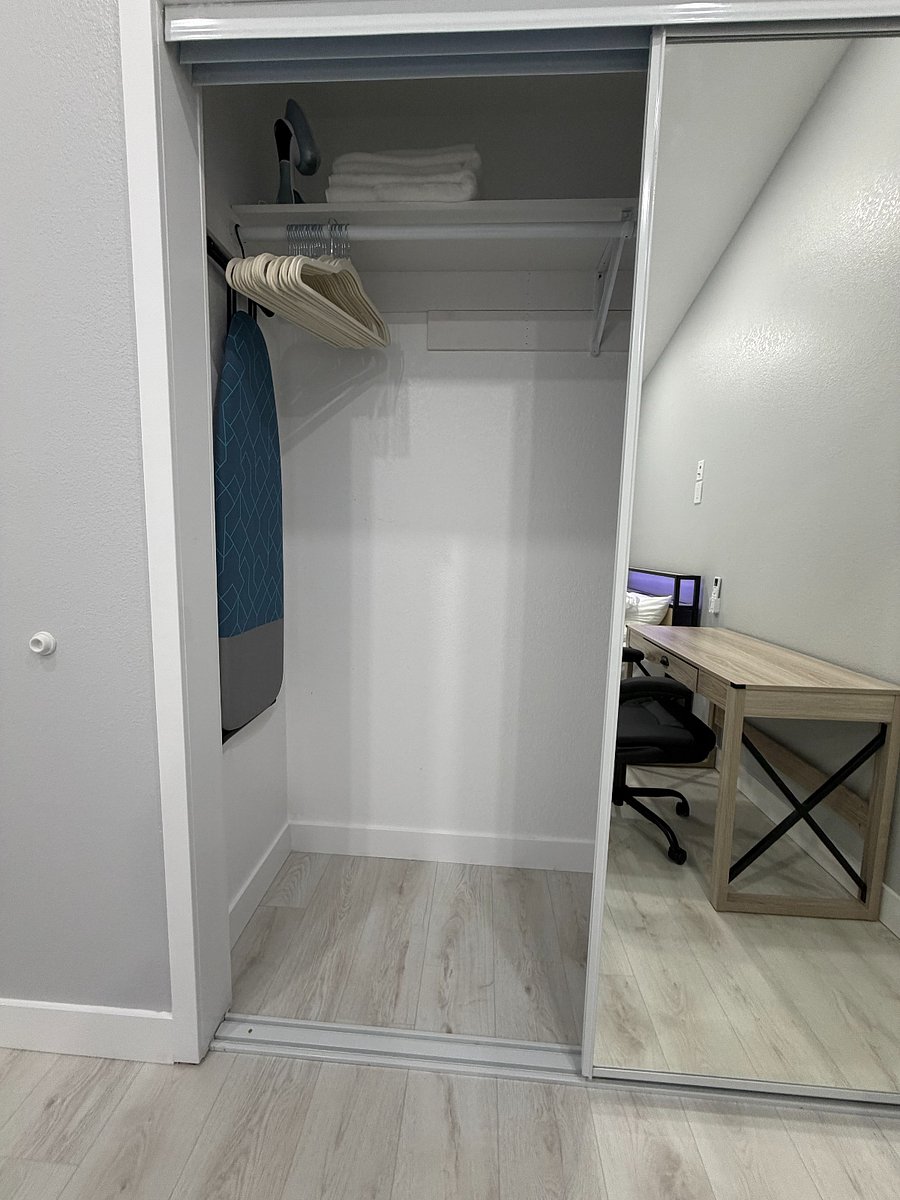 Bedroom with Queen Bed and Desk