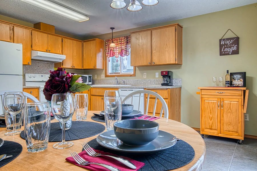 Dining Table & Dishes