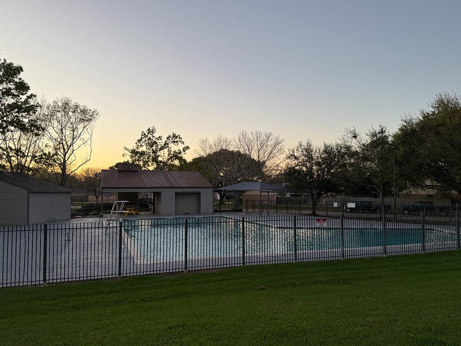 Community pool conveniently located within the neighborhood and available for residents and guests.